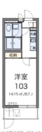 クレイノハイツサングリーンIIの物件間取画像